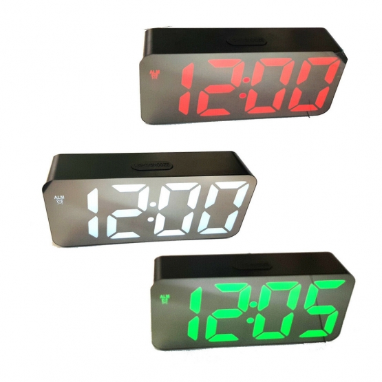LED digitálne hodiny - budík