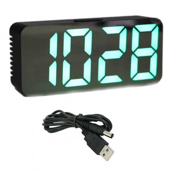 LED digitálne hodiny - budík