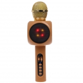 Karaoke mikrofón WS-1816 zlatý