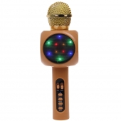 Karaoke mikrofón WS-1816 zlatý