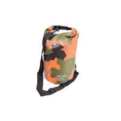 Nepremokavý vak 5 l maskáčový oranžový