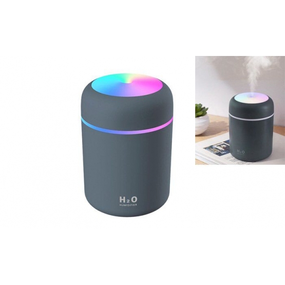 USB farebný zvlhčovač vzduchu DQ-107 šedý
