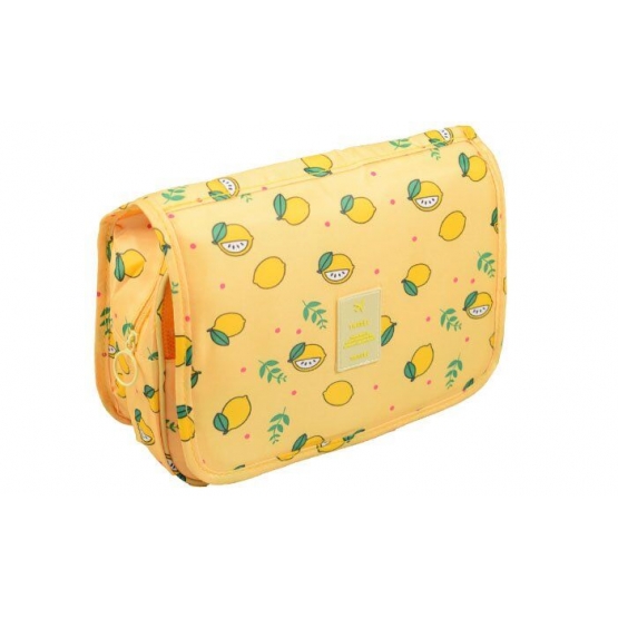  Kozmetická taška závesná žltá s citróny