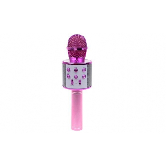 Karaoke mikrofon WS-858 ružový