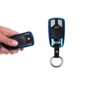 USB zapaľovač kľúč od auta modrý