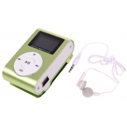 Mini MP3 prehrávač s displejom zelený