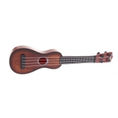 Detská gitara tmavo hnedá