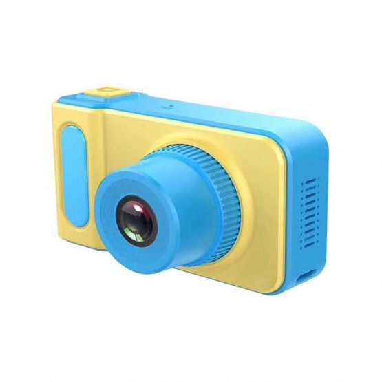 Detský digitálny mini fotoaparát s kamerou modrý