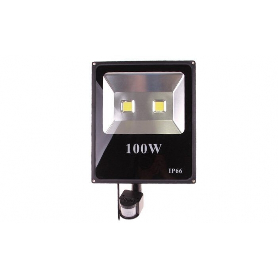 PIR LED reflektor s pohybovým senzorom IP66, 100 W