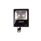 PIR LED reflektor s pohybovým senzorom IP66, 100 W