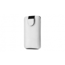 Pouzdro na mobilní telefon REDPOINT SoftSlim se zavíráním, bílé