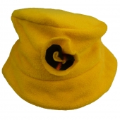  Klobúk fleecový žltý
