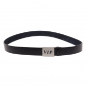 Kožený opasok čierny var.59