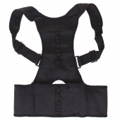 Magnetický rovnací pás na chrbát čierny vel.S