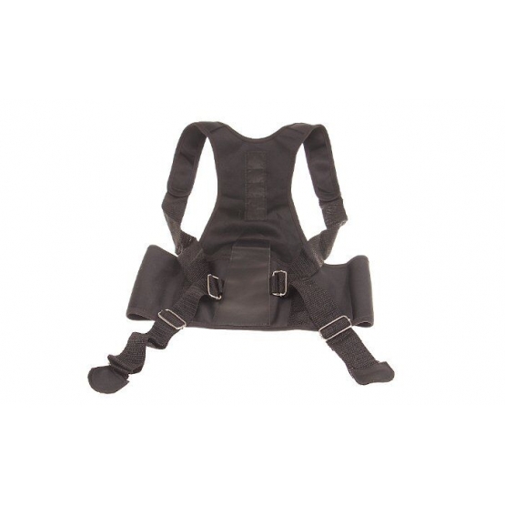 Korektor pre správne držanie tela čierny veľ. M