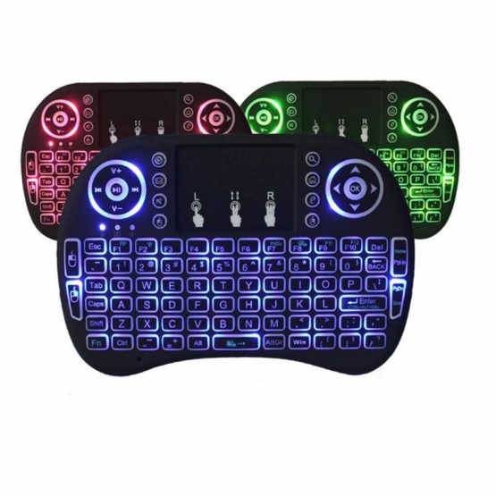 Mini podsvietená klávesnica RGB