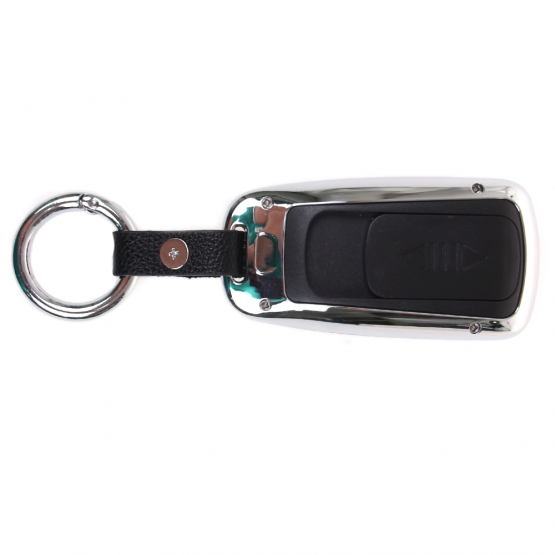 USB zapaľovač kľúč od auta strieborny