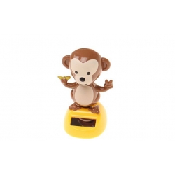 Solárna tancujúce dekorácie opička s banánom