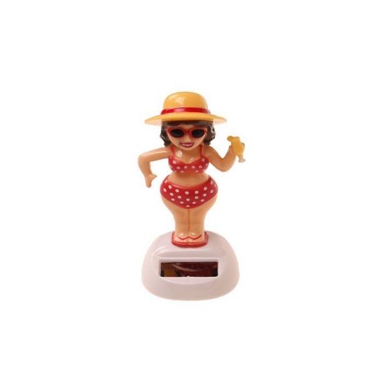 Solárna tancujúce dekorácie plážová pani