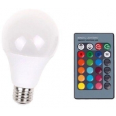 LED žiarovka 2v1 White + RGB