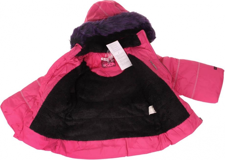 Dievčenská zimná bunda Tokio ružová vel. 104