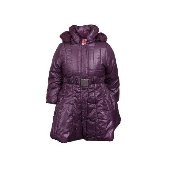 Dievčenské zimné kabát fialový veľ. 92