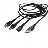 USB kábel 3 v 1