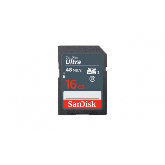 Paměťová karta Sandisk Ultra SDHC 16 GB 48 MB / s Class 10 UHS-I