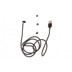 Magnetický USB kábel ZR009 čierný