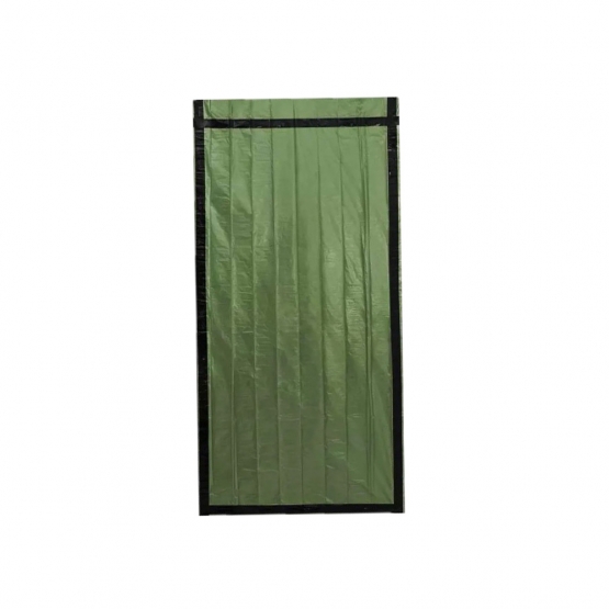 Núdzový outdoorový termálny spací vak zelený
