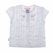 Dievčenské kvetinové tričko veľ.104