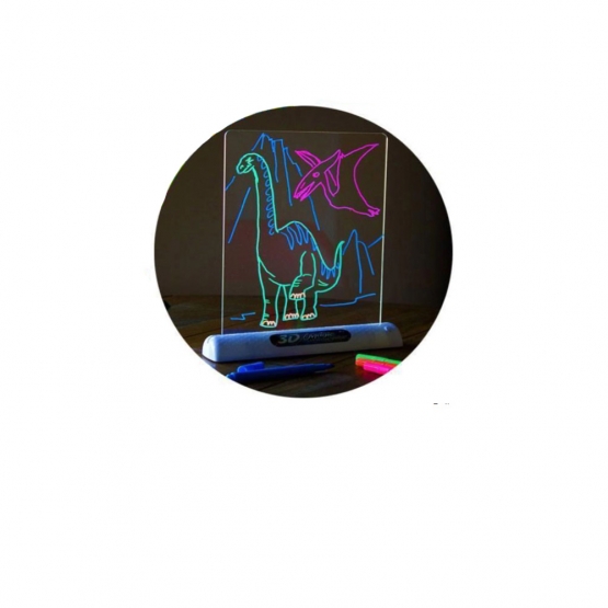Magická 3D kresliaca tabuľa dinosaury
