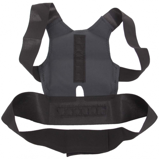 Magnetický rovnací pás-korektor na chrbát čierny