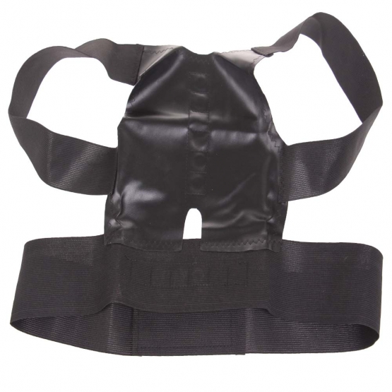 Magnetický rovnací pás-korektor na chrbát čierny