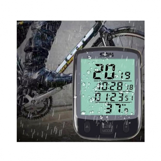 Vodeodolný tachometer na bicykel