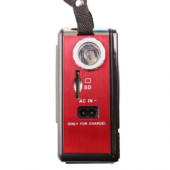 Multimediálne rádio GM-6118TD červené