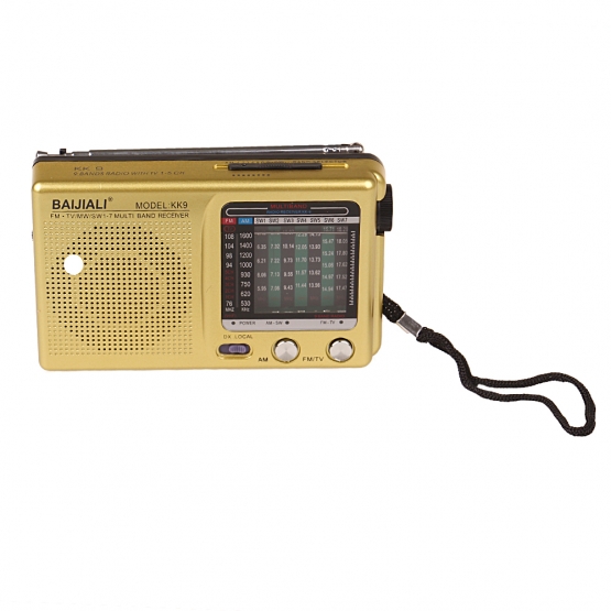 Vreckové rádio KK-9 zlaté