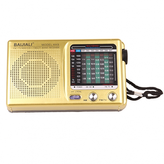 Vreckové rádio KK-9 zlaté