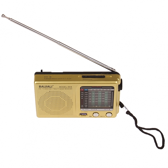 Vreckové rádio KK-9 zlaté