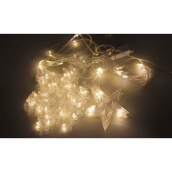 Svetelná LED reťaz vločky