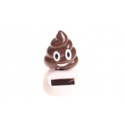 Solárna tancujúca dekorácia emoji poop