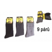 Pracovné ponožky 9 párov vel.43-46