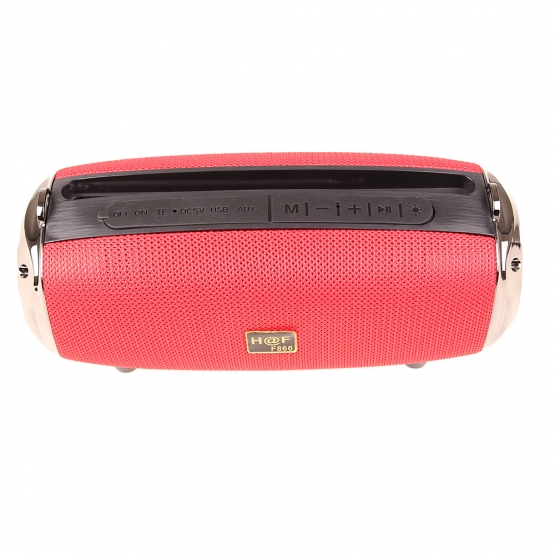 Multifunkčný bluetooth reproduktor HF-F866 červený