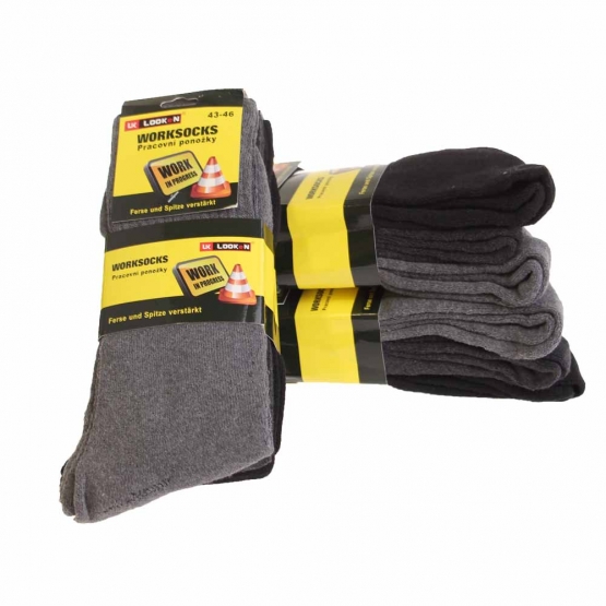 Pracovné ponožky 9 párov vel.43-46