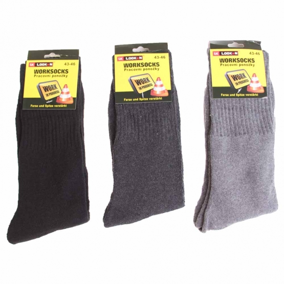 Pracovné ponožky 9 párov vel.43-46