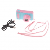 Detský digitálny mini fotoaparát s kamerou ružový-modrý