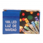 Vianočná LED svetelná reťaz V8F50 žltý