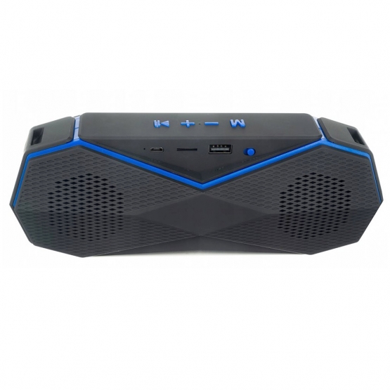 Prenosný Bluetooth reproduktor H18 čierno modrý