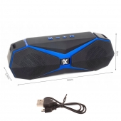 Prenosný Bluetooth reproduktor H18 čierno modrý