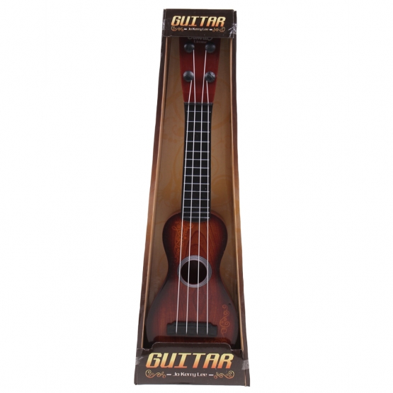 Detská gitara tmavo hnedá